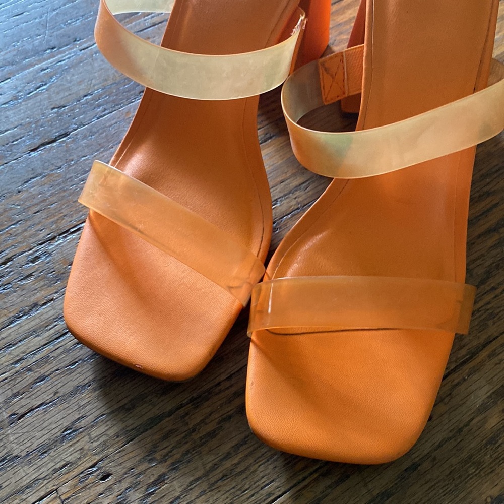 A new day Orange Block Heel - Picture 7 of 7